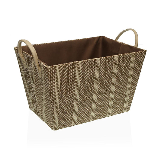 CESTA  BEIGE Y CREMA Versaotoño