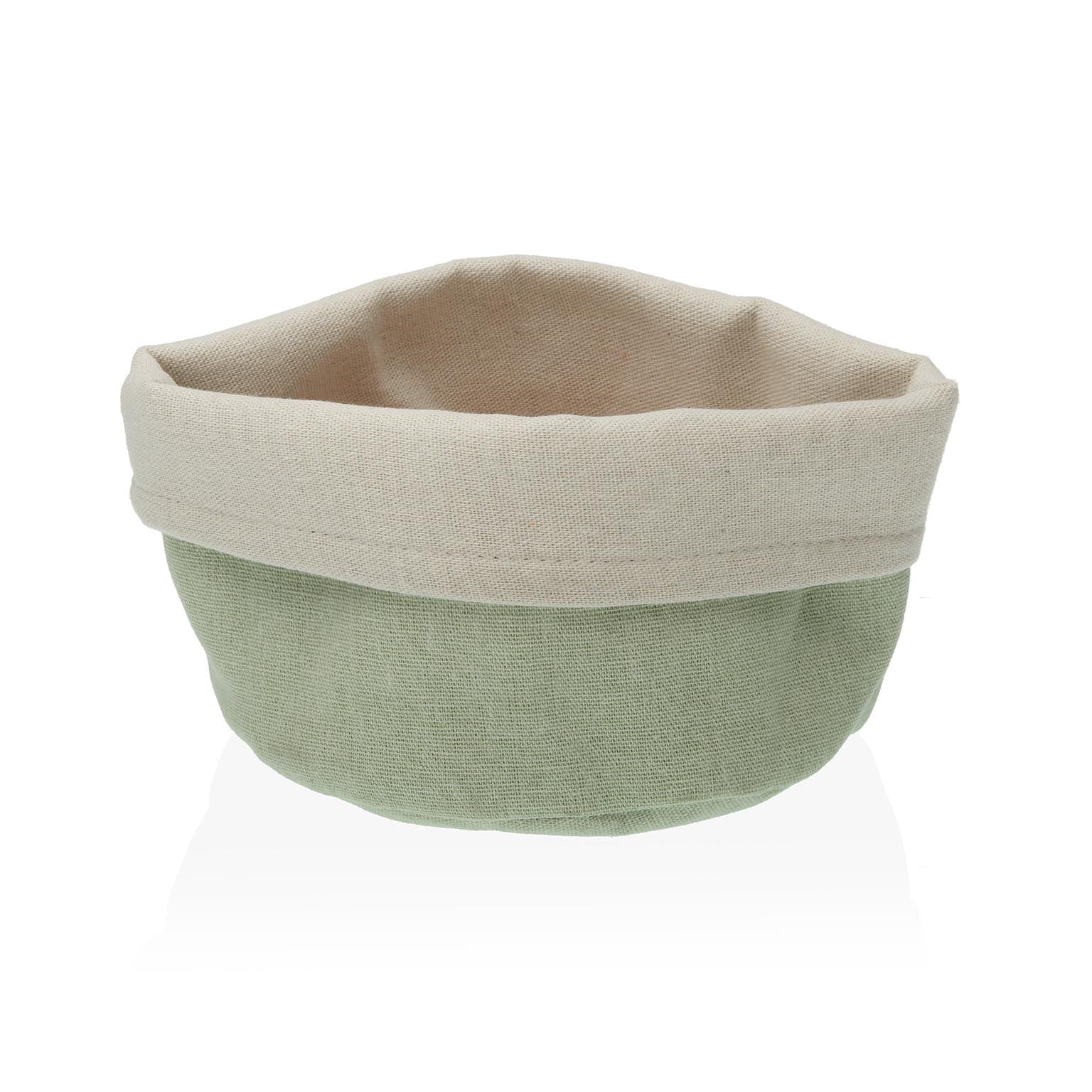 CESTA TEXTIL VERDE CLARO Versaotoño