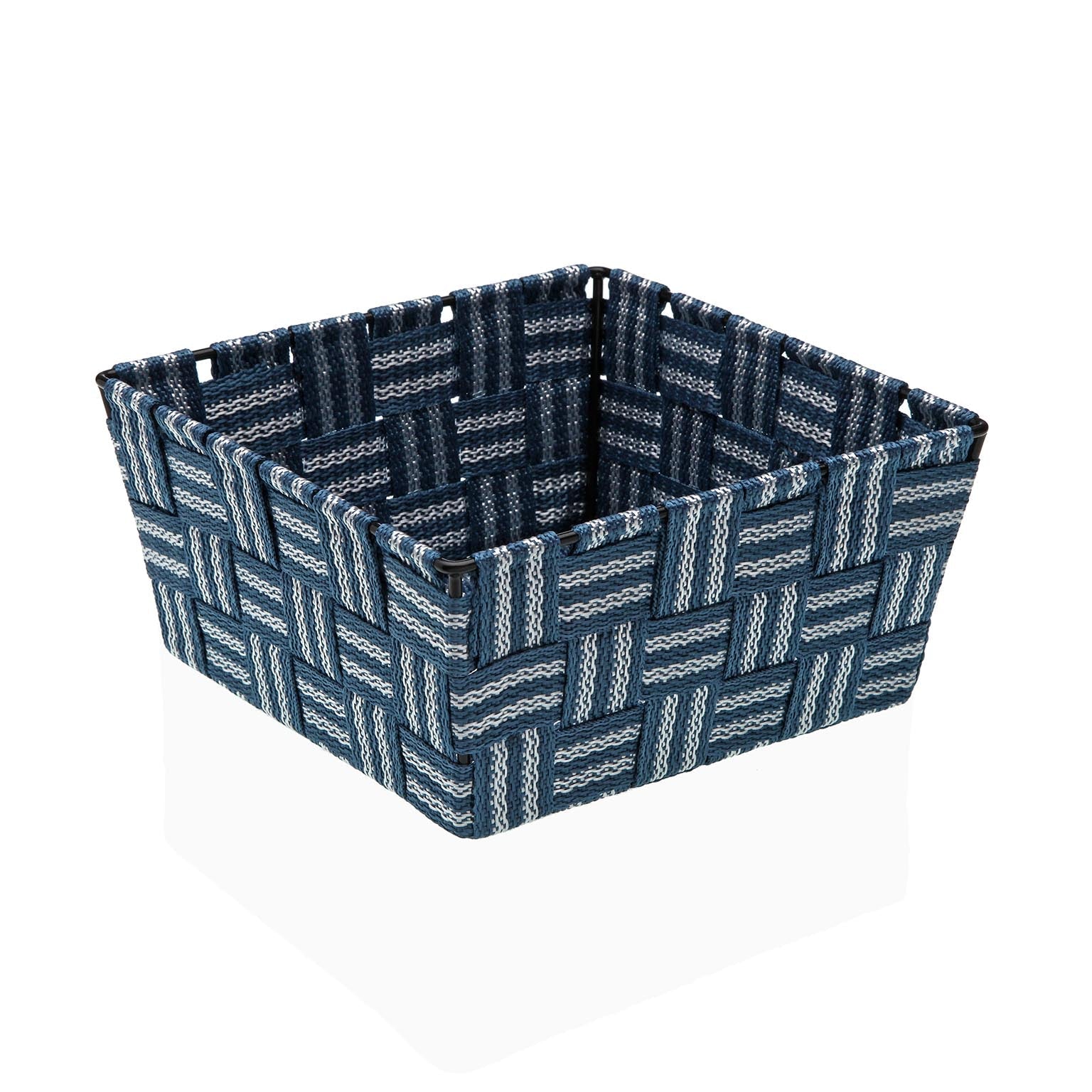 CESTA CUADRADA AZUL Versaotoño