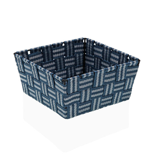 CESTA CUADRADA AZUL Versaotoño