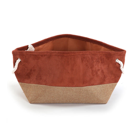 CESTA  CORDUROY  TERRACOTA Versaotoño