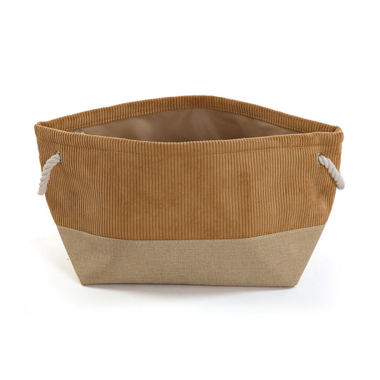 CESTA  CORDUROY  MARRON Versaotoño