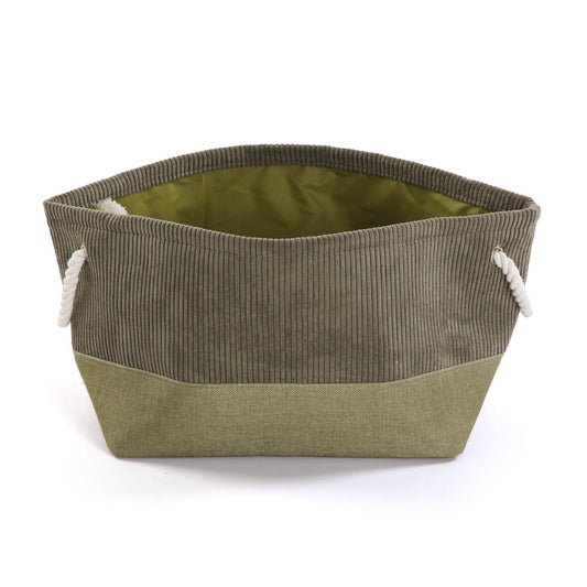 CESTA  CORDUROY  VERDE Versaotoño