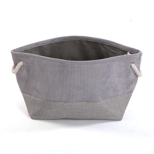CESTA  CORDUROY  GRIS CLARO Versaotoño