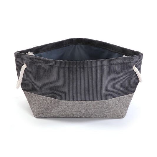 CESTA  CORDUROY  GRIS OSCURO Versaotoño