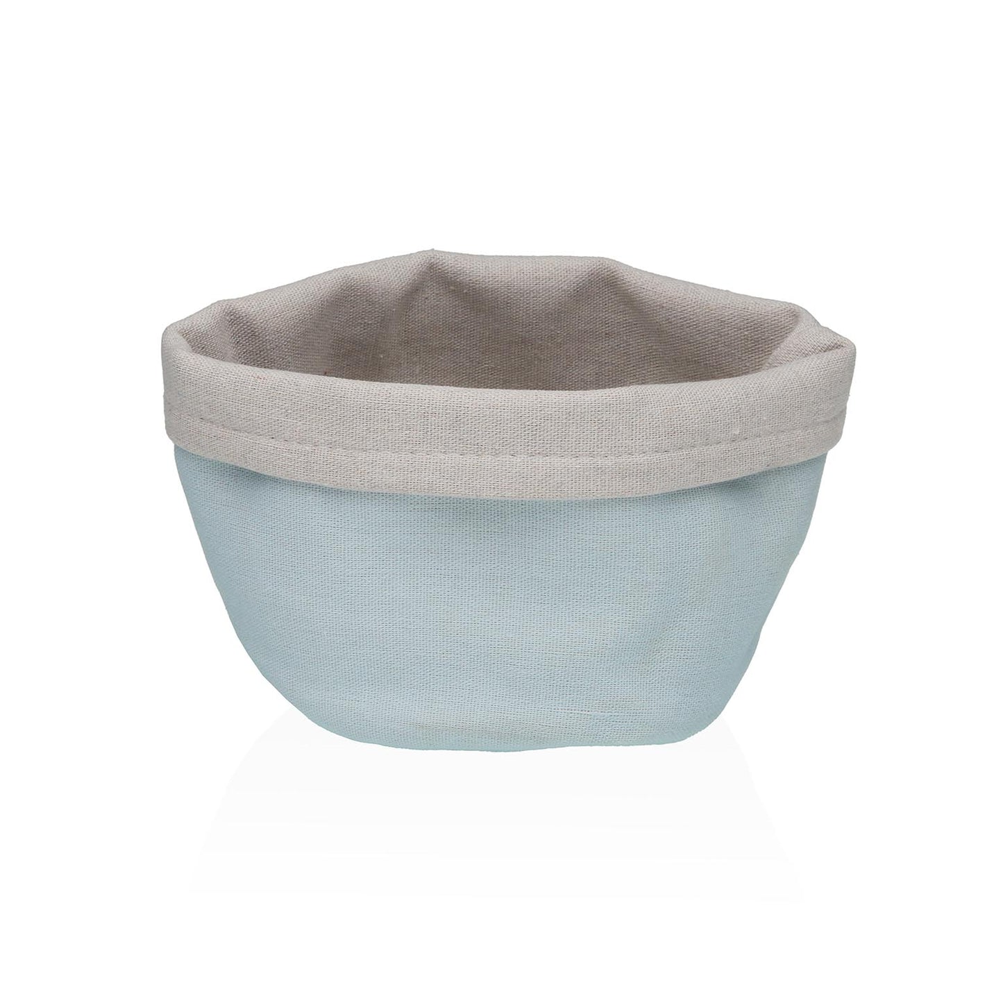 CESTA TEXTIL AQUA AZUL CLARO Versaotoño