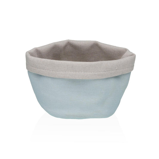 CESTA TEXTIL AQUA AZUL CLARO Versaotoño