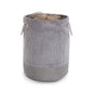 CESTO ROPA CORDUROY GRIS CLARO VERSA 2026 JUNIO