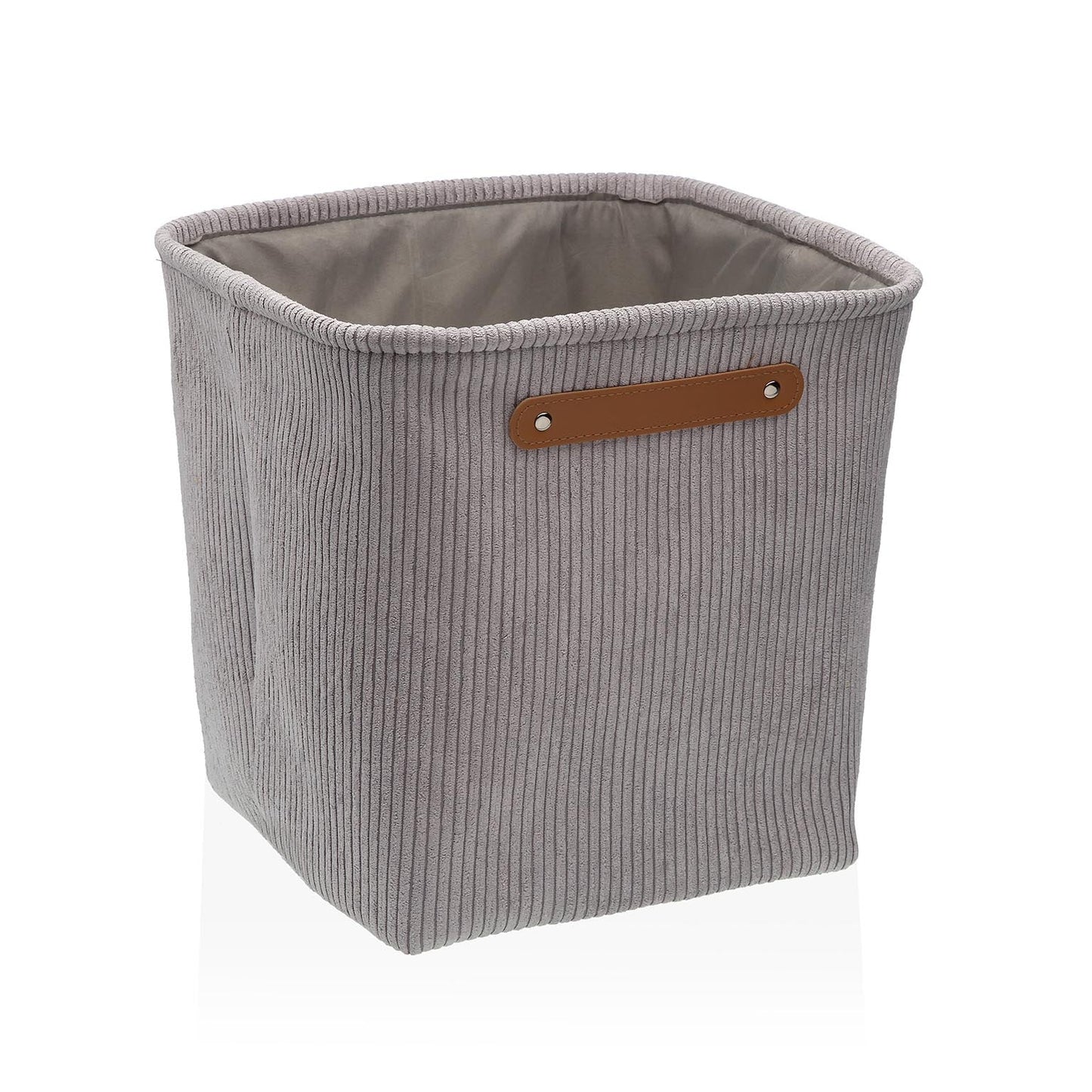 CESTA CORDUROY GRIS CLARO VERSA 2026 JUNIO