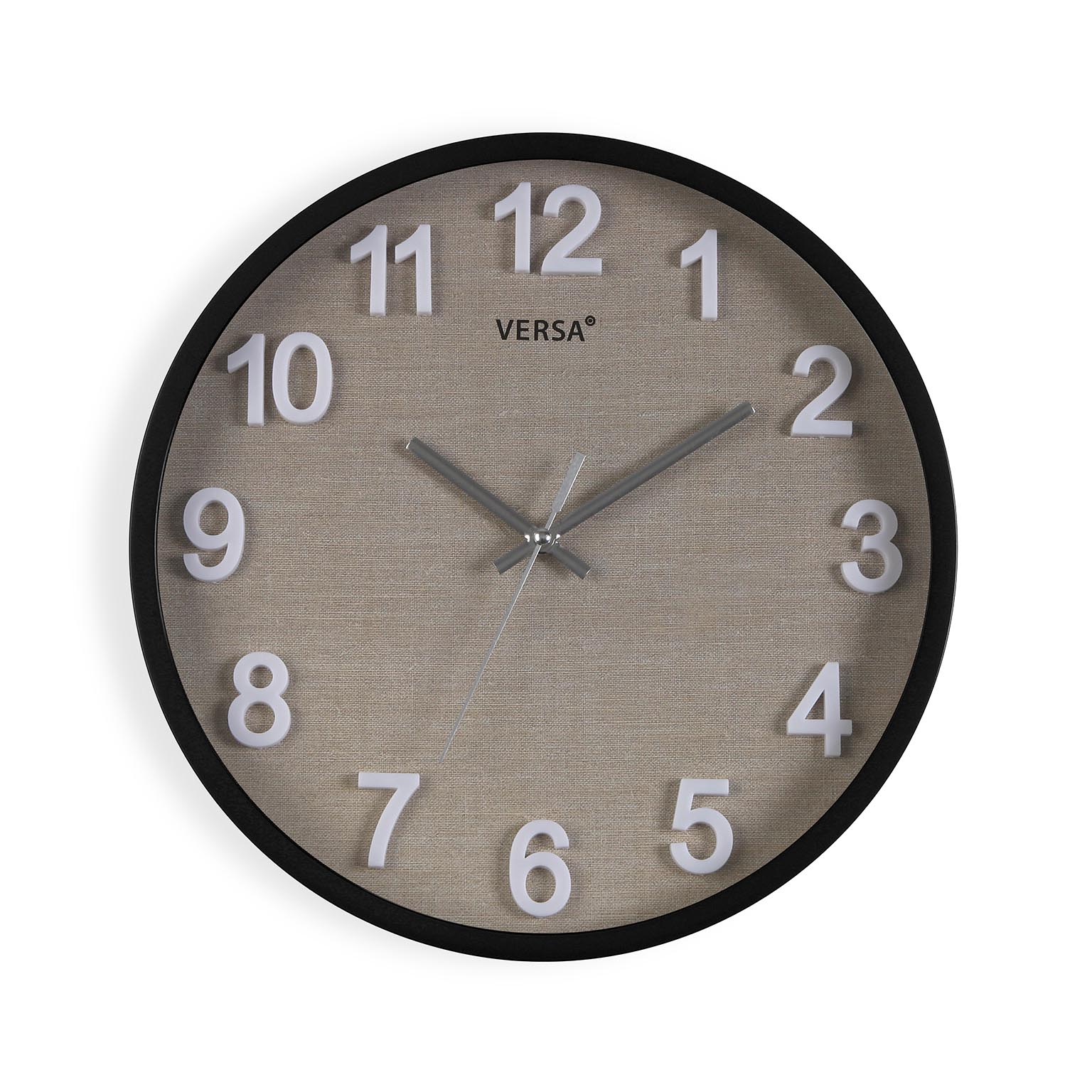 RELOJ DE PARED VESTA NEGRO 30 CM Versaotoño