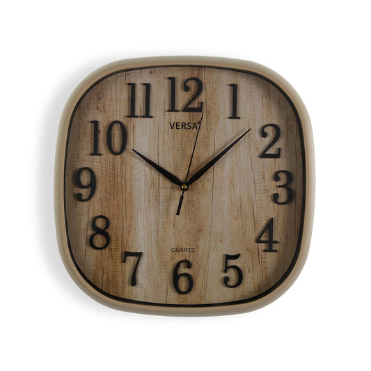 RELOJ DE PARED EFECTO MADERA 30CM Versaotoño