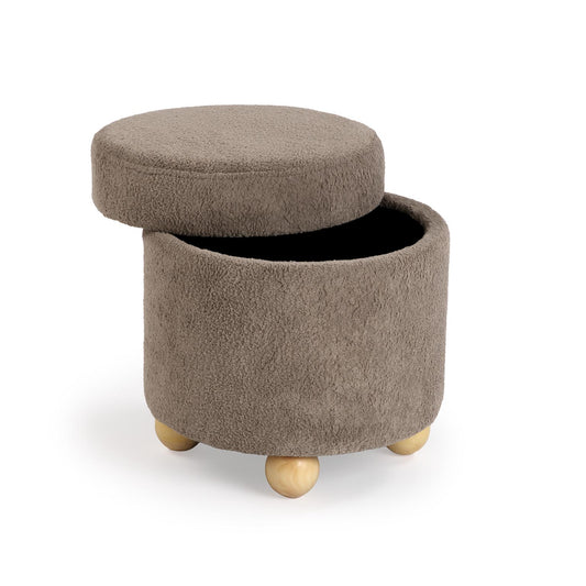 TABURETE POLI CON ALMACENAJE BEIGE VERSA 2026 JUNIO