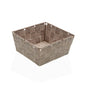 CESTA CUADRADA DE 19 X 19 BEIGE Versaotoño