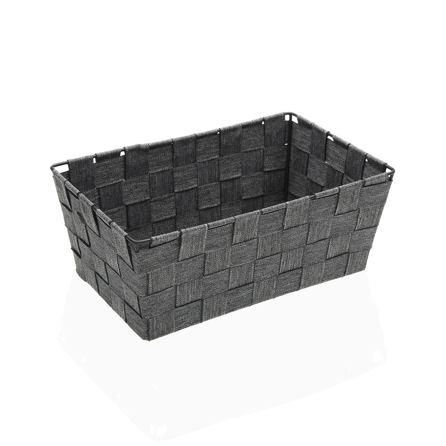 CESTA CUADRADA DE 27 x 17  GRIS Versaotoño