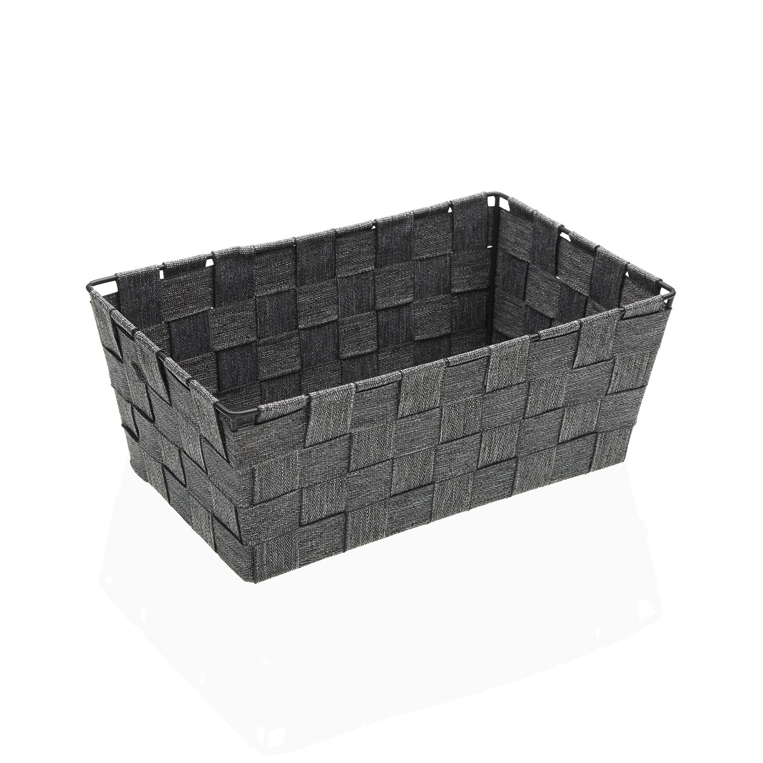 CESTA CUADRADA DE 27 x 17  GRIS Versaotoño