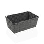 CESTA CUADRADA DE 27 x 17  GRIS Versaotoño