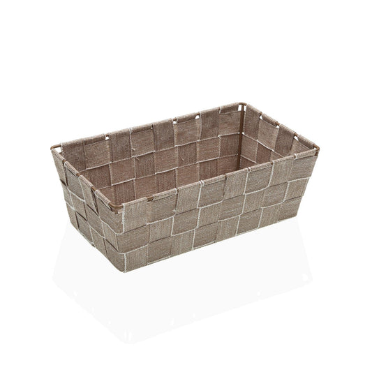 CESTA CUADRADA DE 24 x 14  BEIGE Versaotoño