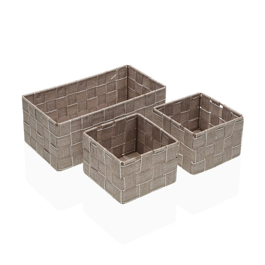 SET 3 CESTAS BEIGE Versaotoño