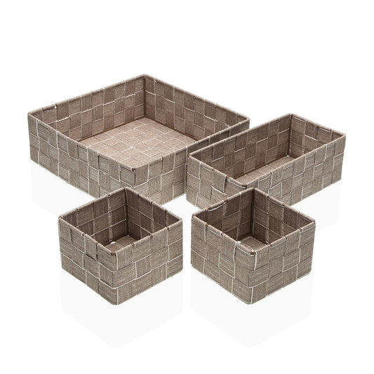 SET 4 CESTAS BEIGE Versaotoño
