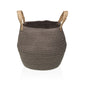 CESTA REDONDEADA GRIS OSCURO Versaotoño