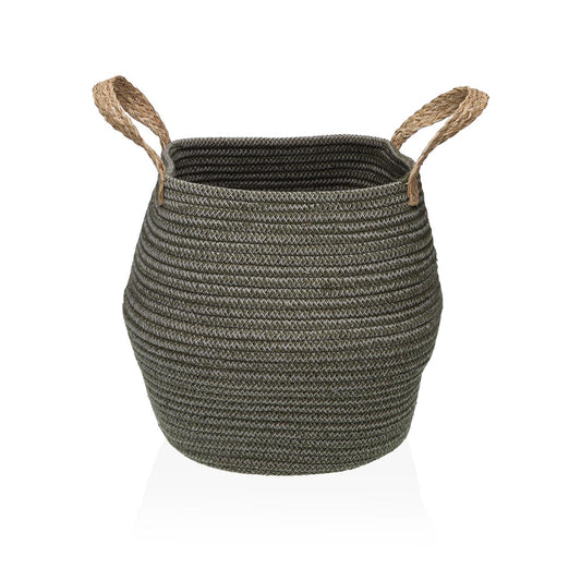CESTA REDONDEADA GRIS CLARO Versaotoño