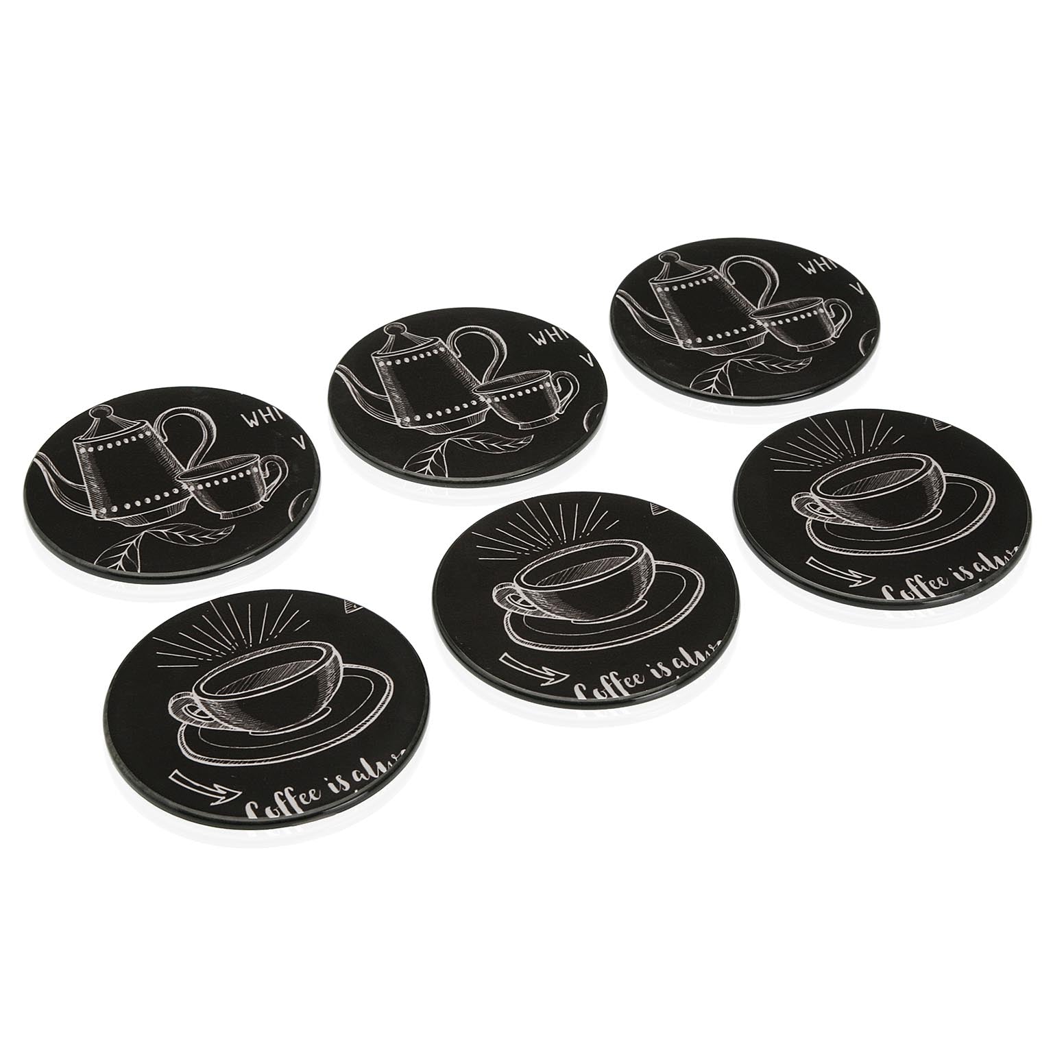 SET 6 POSAVASOS PIZARRA VERSA 2026 JUNIO