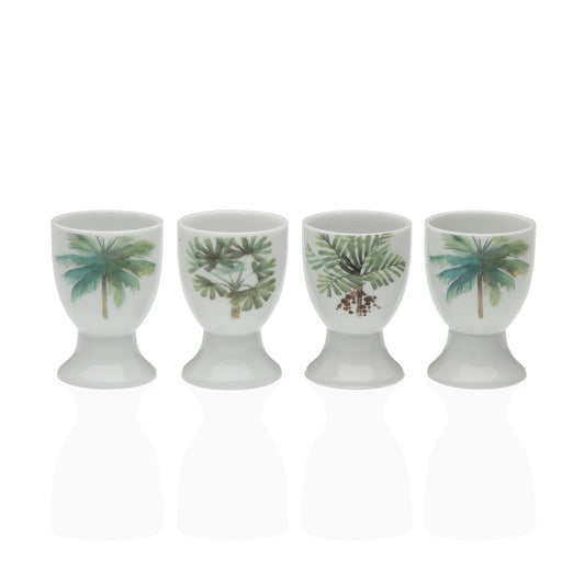 SET 4 SOPORTE HUEVOS HOJAS Versaotoño
