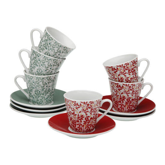 SET 6 TAZAS CAFE NINA Versaotoño