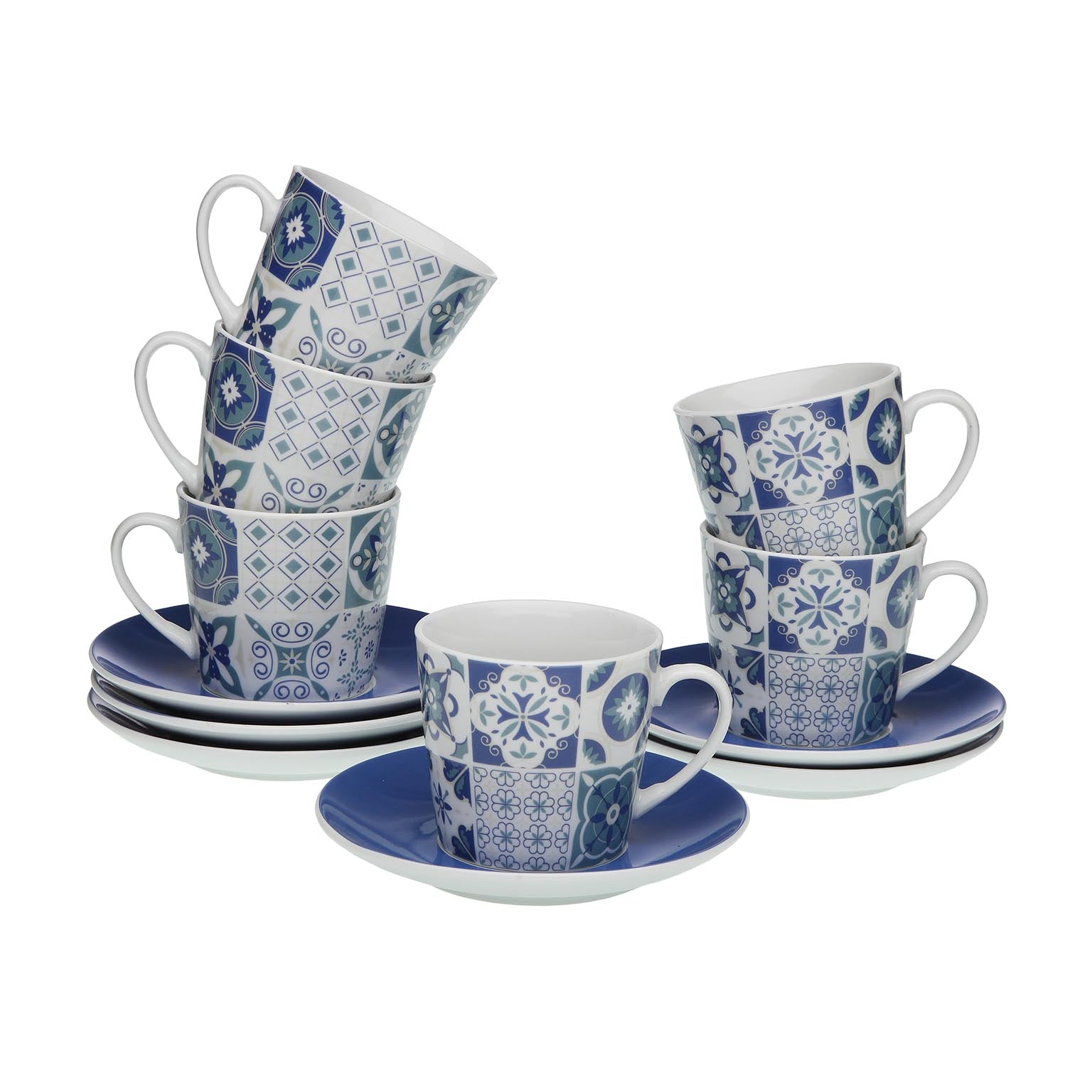 SET 6 TAZAS TE AZURITA VERSA 2026 JUNIO