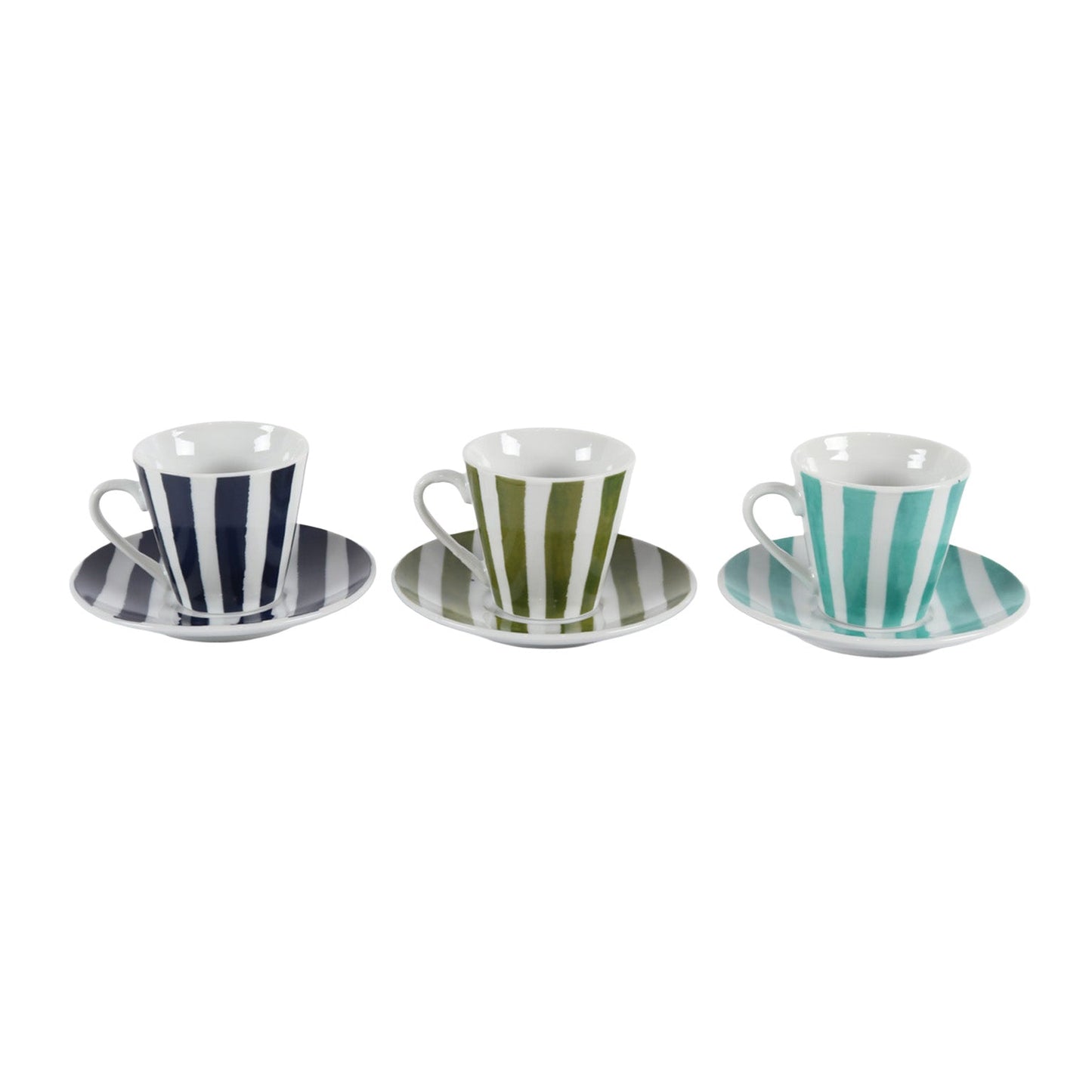 SET 6 CAFÉ /PLATO RAYAS NATUR VERSA FEBRERO
