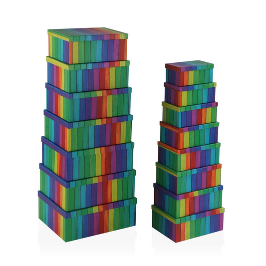 SET 15 CAJAS CARTON RAINBOW Versaotoño