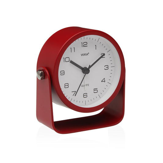 RELOJ DE MESA DESPERTADOR ALURA ROJO Versaotoño