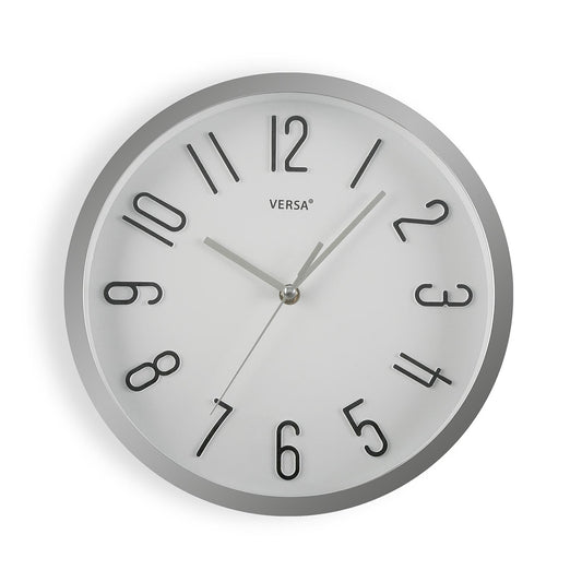 RELOJ DE PARED PLATEADO DIA 30 Versaotoño