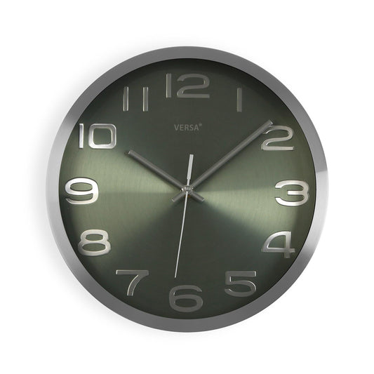 RELOJ ALUMINIO PLATEADO 30CM Versaotoño