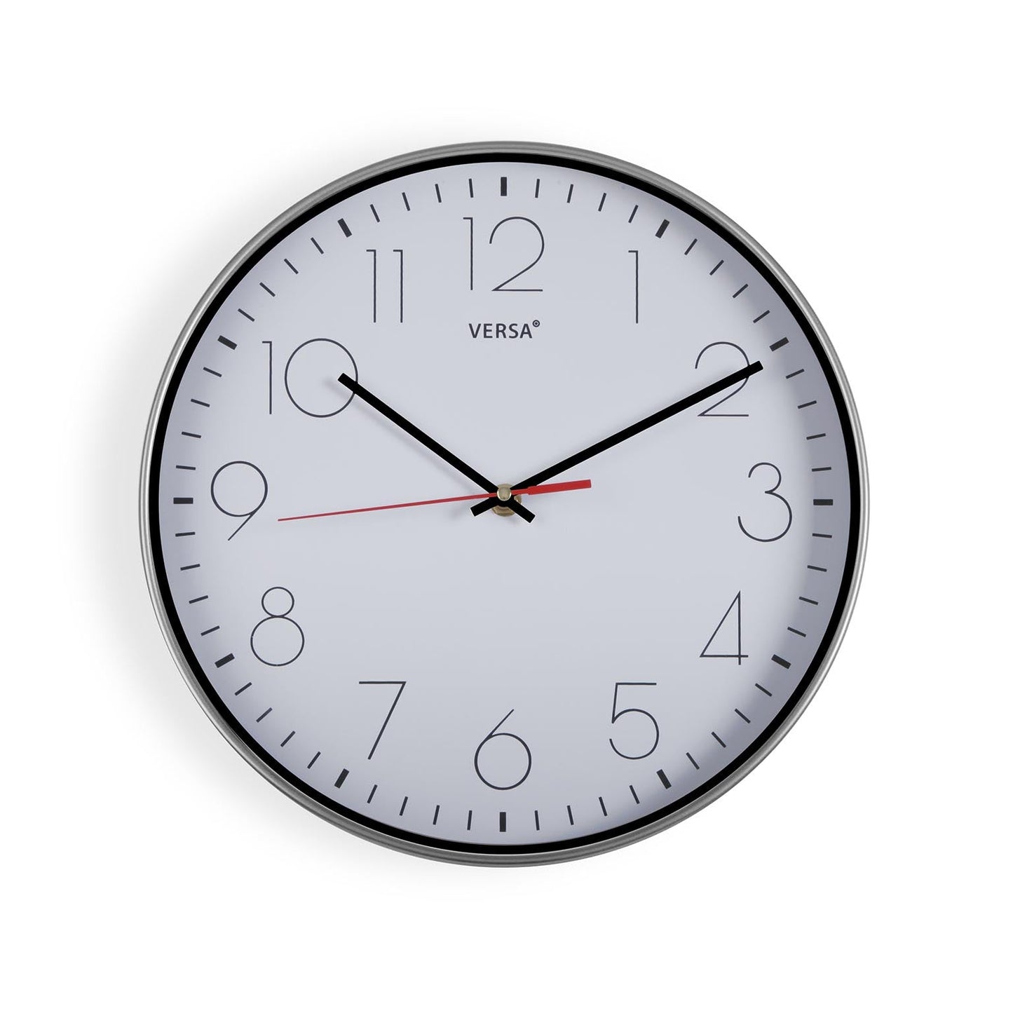 RELOJ BLANCO/ PLATEADO 30,5 CM Versaotoño