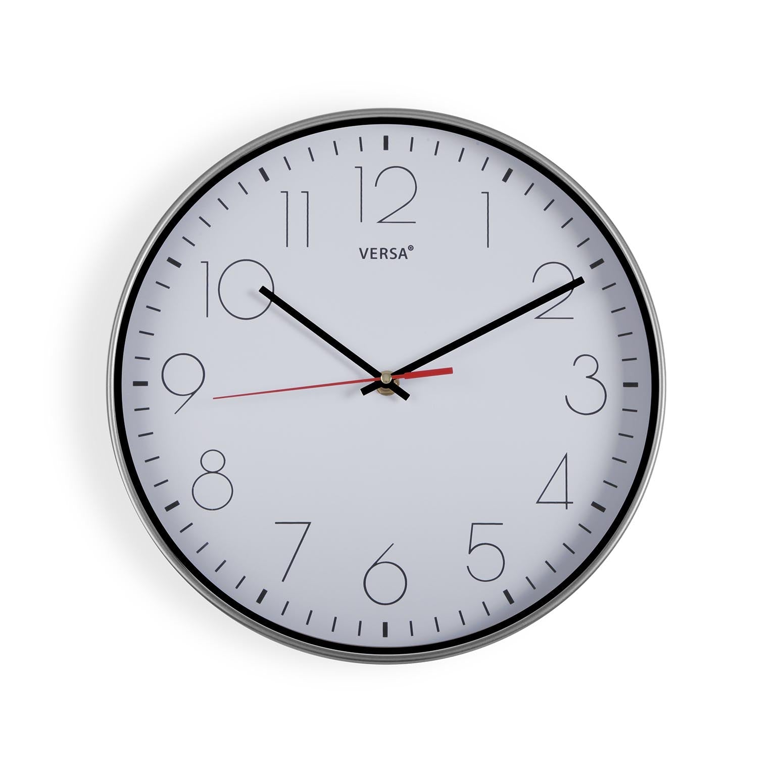 RELOJ BLANCO/ PLATEADO 30,5 CM Versaotoño