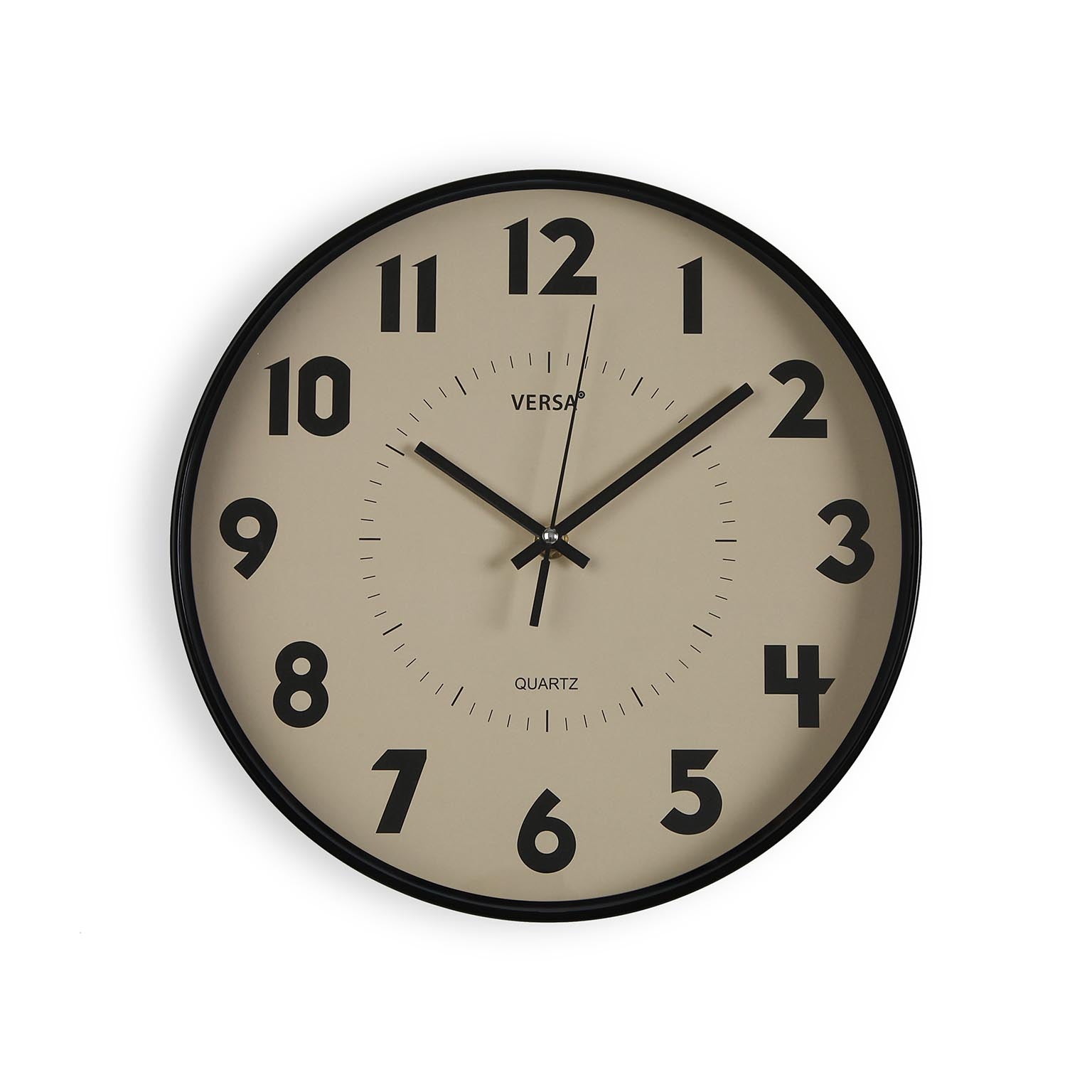 RELOJ DE PARED BEIGE 30CM Versaotoño