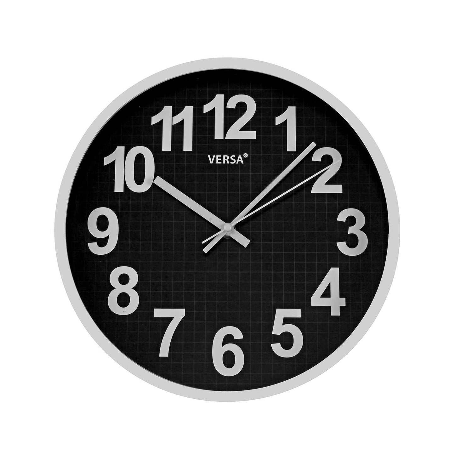 RELOJ COCINA 30 CM ATLAS NEGRO VERSA 2026 JUNIO