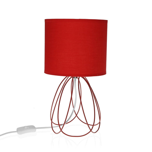 LAMPARA DE MESA MILA ROJA Versaotoño