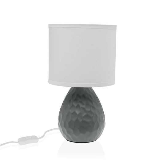 LAMPARA DE MESA GRIS/BLANCA Versaotoño