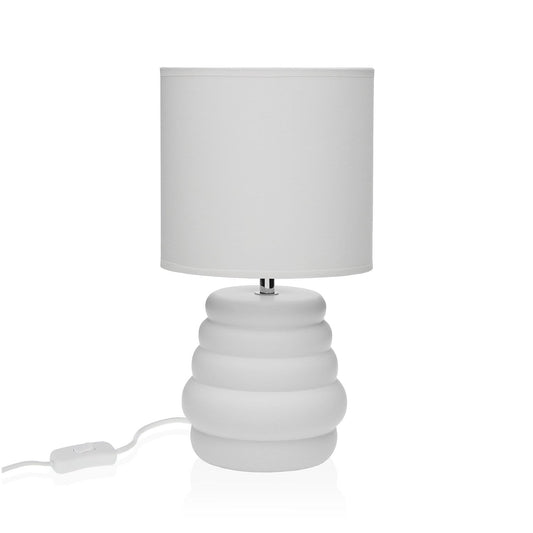 LAMPARA DE MESA BLANCA Versaotoño