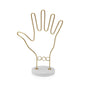 JOYERO METALICO DORADO CON FORMA DE MANO VERSA 2026 JUNIO