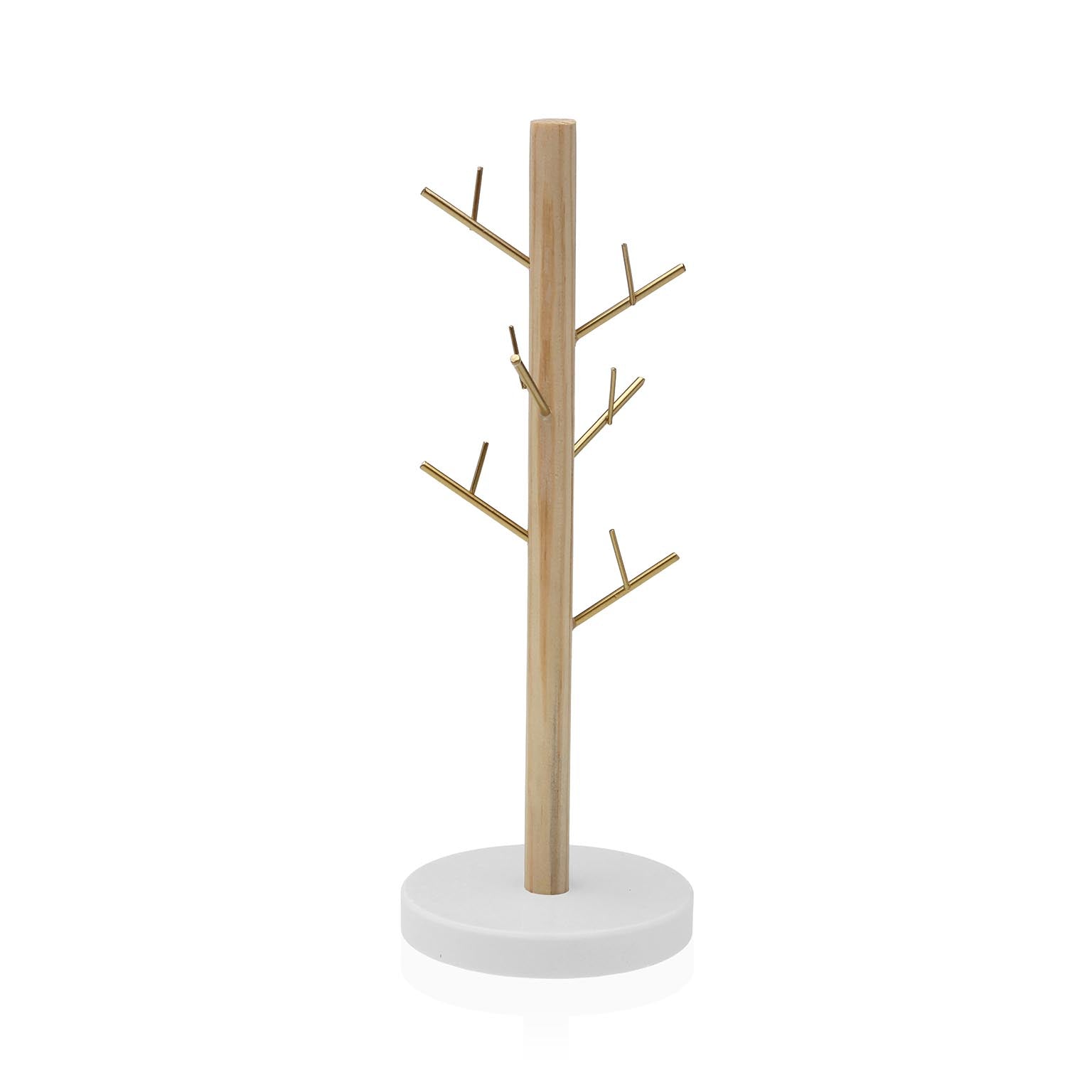 JOYERO METALICO DORADO CON FORMA DE ARBOL VERSA 2026 JUNIO