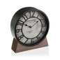 RELOJ MESA METAL NEGRO 20 CM Versaotoño