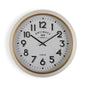 RELOJ PARED METAL BLANCO DORA Versaotoño