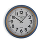 RELOJ PARED METAL AZUL/DORADO Versaotoño