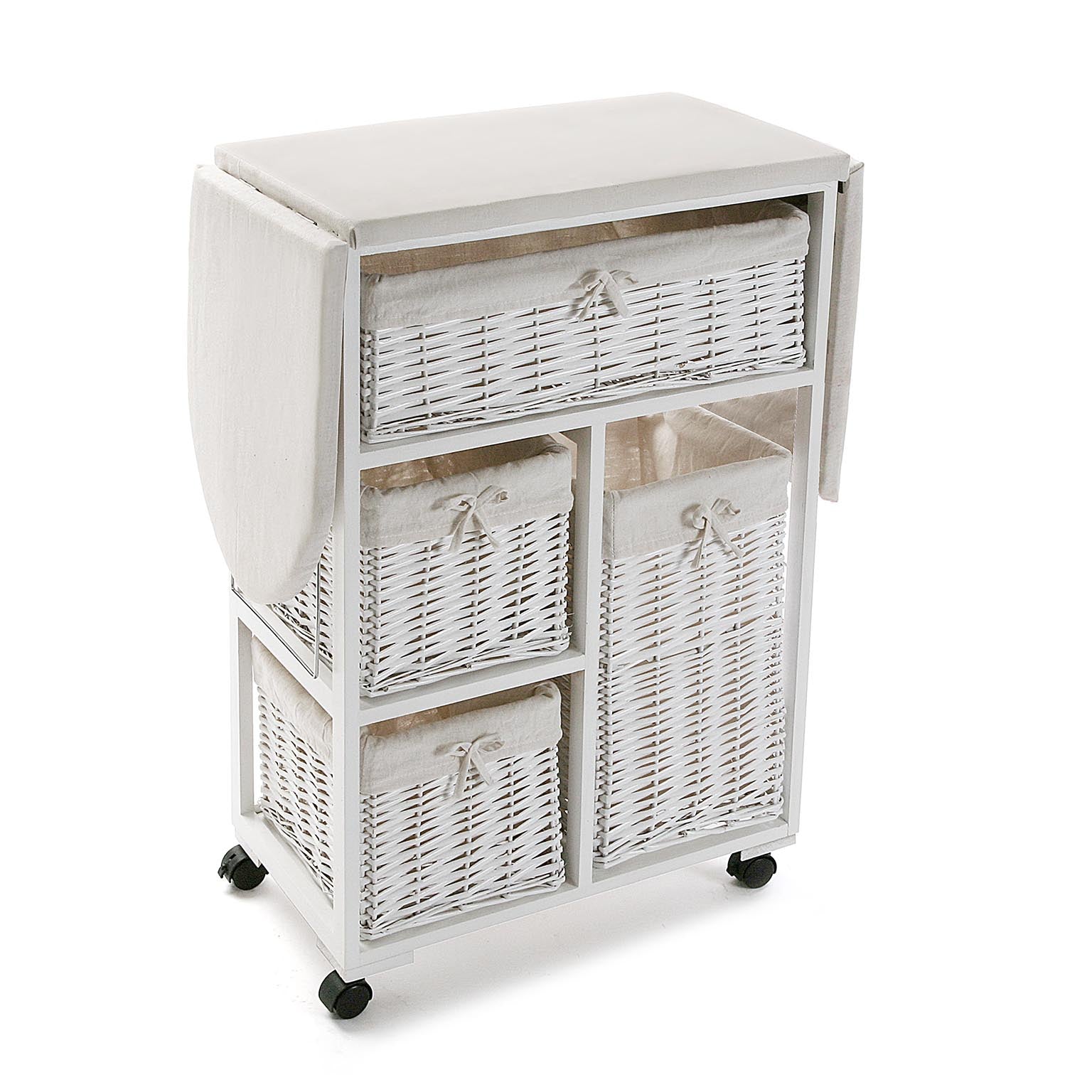 MUEBLE C/ CESTAS  BLANCO Versaotoño