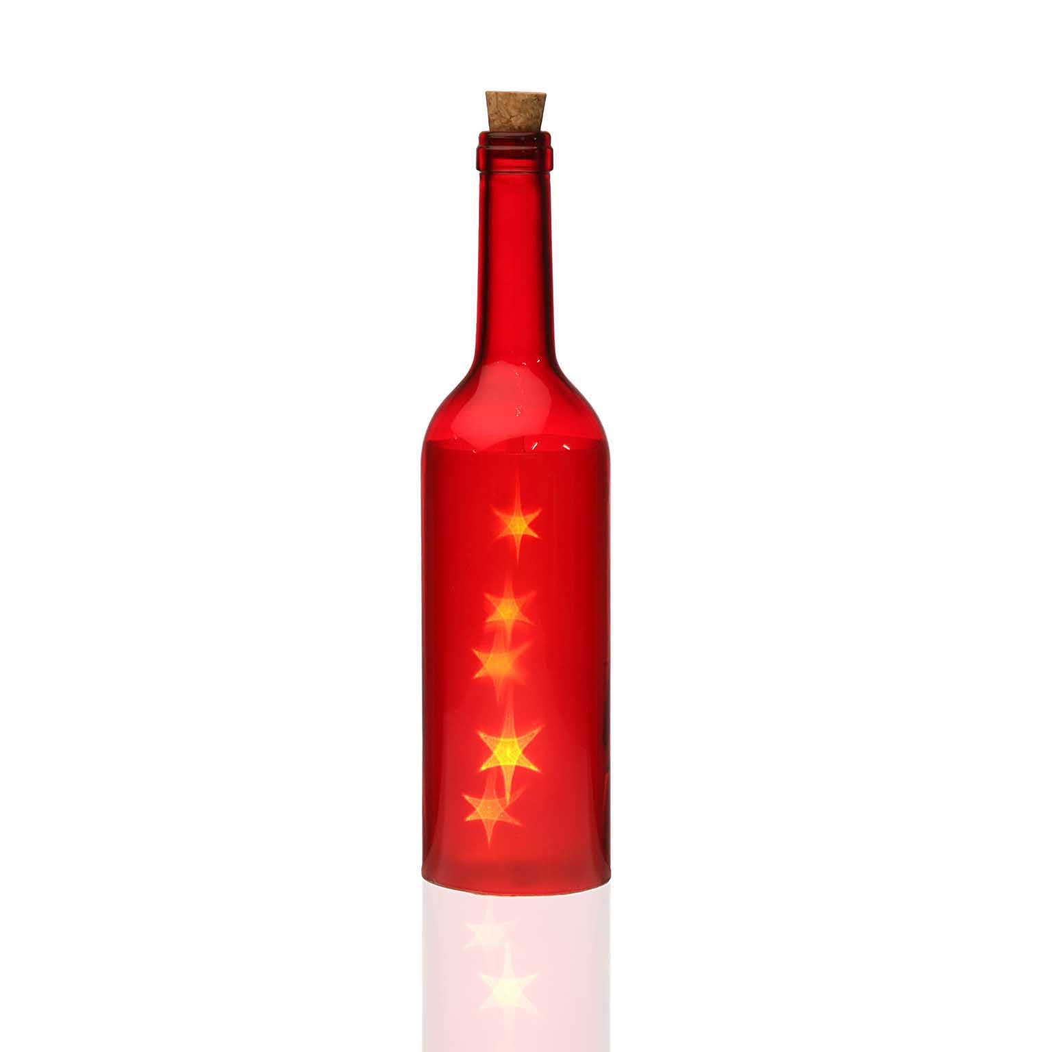 BOTELLA LED ROJA COSMO Versaotoño