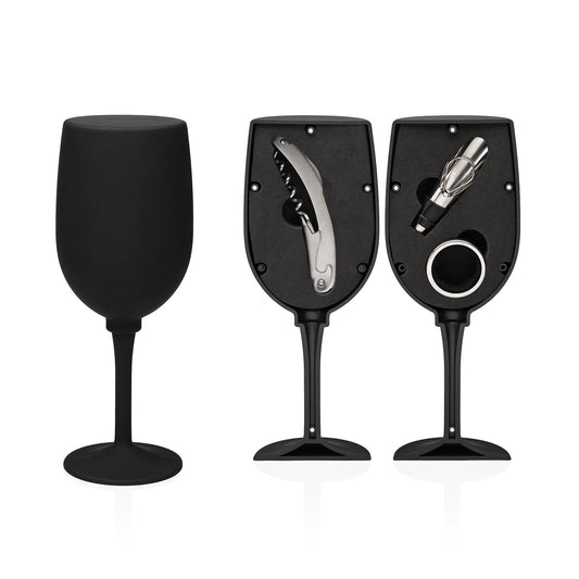 SET COPA VINO 3 ACCESORIOS Versaotoño