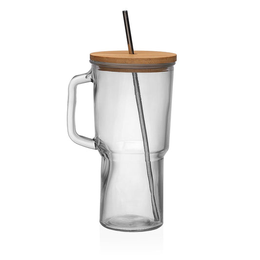 TAZA CRISTAL CON TAPA Versaotoño